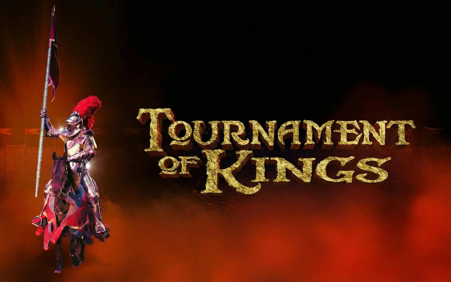 Tournament of Kings promotional artwork featuring an armoured performer